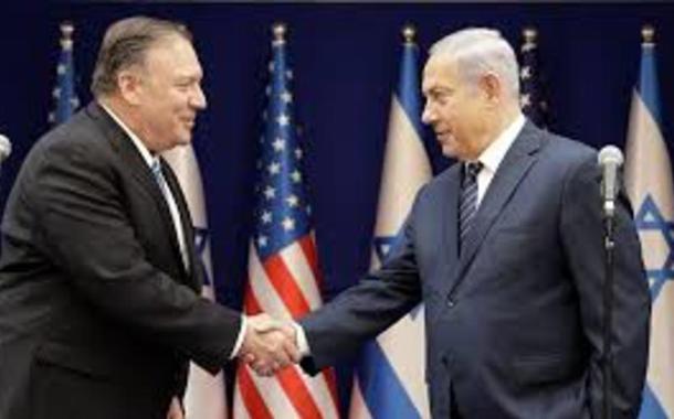 Mike Pompeo e Benjamin Netanyahu
