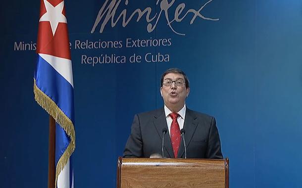Chanceler cubano Bruno Rodríguez