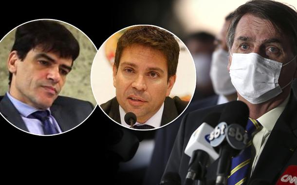 Alexandre Ramagem, Alexandre Saraiva e Jair Bolsonaro