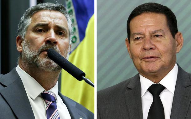 Paulo Pimenta e General Hamilton Mourão