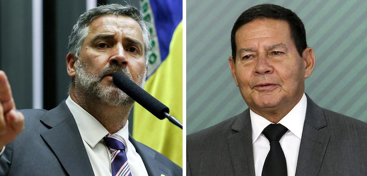 Paulo Pimenta e General Hamilton Mourão