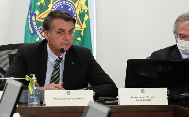 (Brasília - DF, 14/05/2020) Videoconferência com Paulo Skaf, Presidente da Federação das Indústrias do estado de São Paulo - FIESP e empresários.