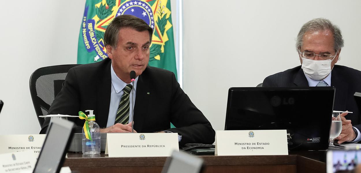 (Brasília - DF, 14/05/2020) Videoconferência com Paulo Skaf, Presidente da Federação das Indústrias do estado de São Paulo - FIESP e empresários.