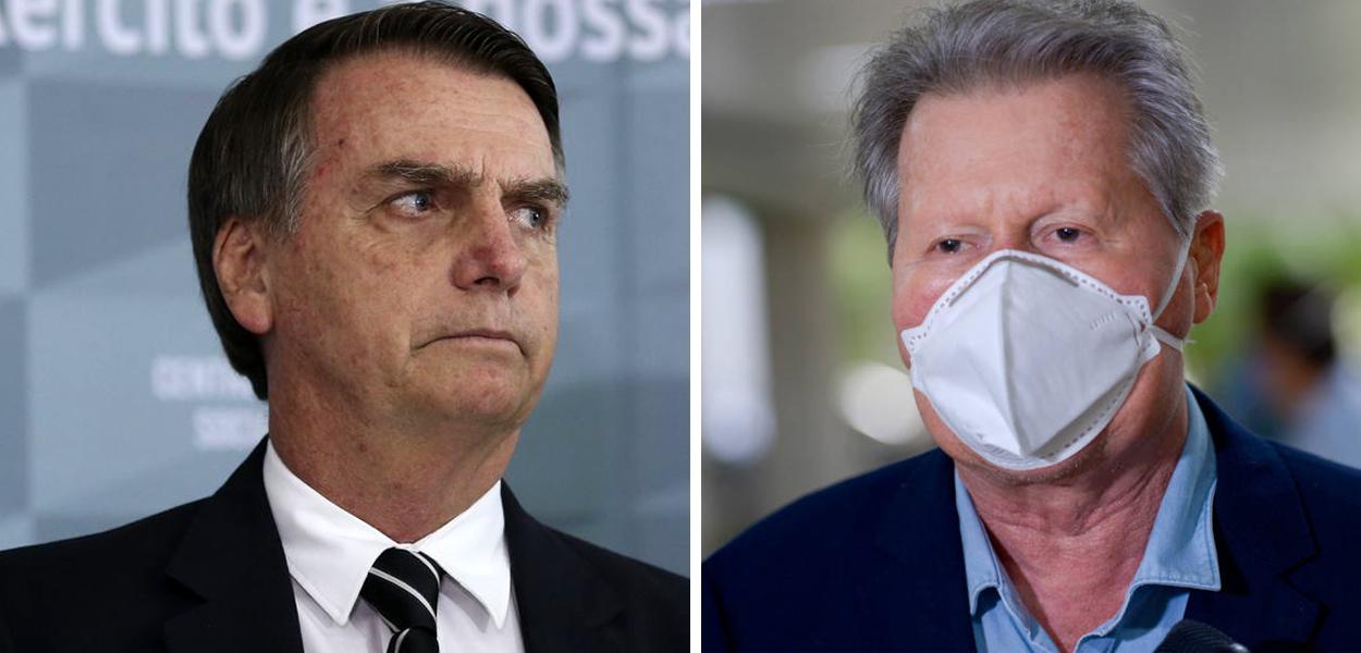 Jair Bolsonaro e Arthur Virgílio Neto