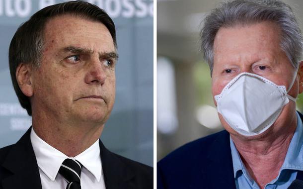 Jair Bolsonaro e Arthur Virgílio Neto