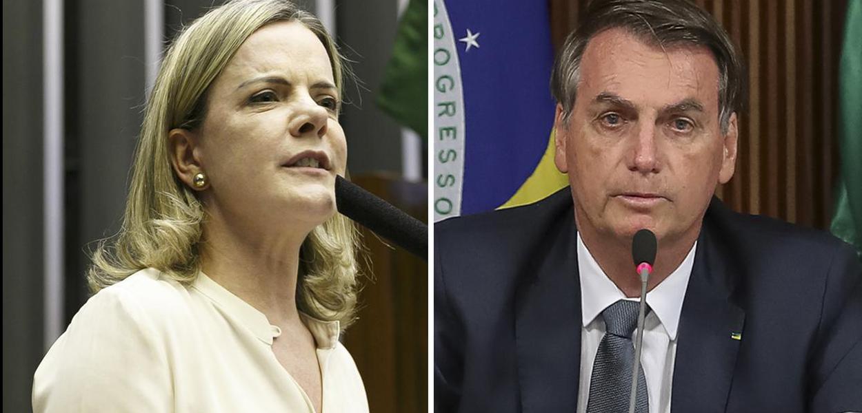 Presidente do PT, Gleisi Hoffmann (PR) aponta negligência de Jair Bolsonaro ao estimular o fim da quarentena