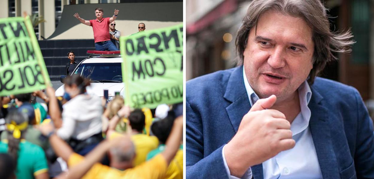 Jair Bolsonaro e Pedro Serrano