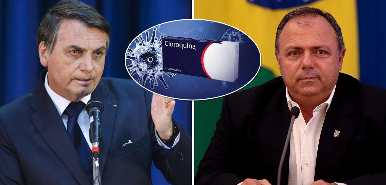 Jair Bolsonaro e Eduardo Pazuello