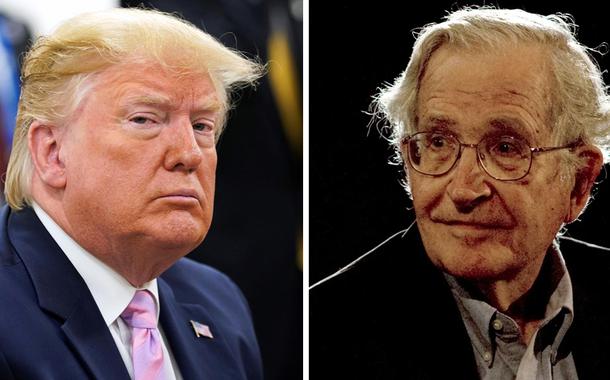 Donald Trump e Noam Chomsky