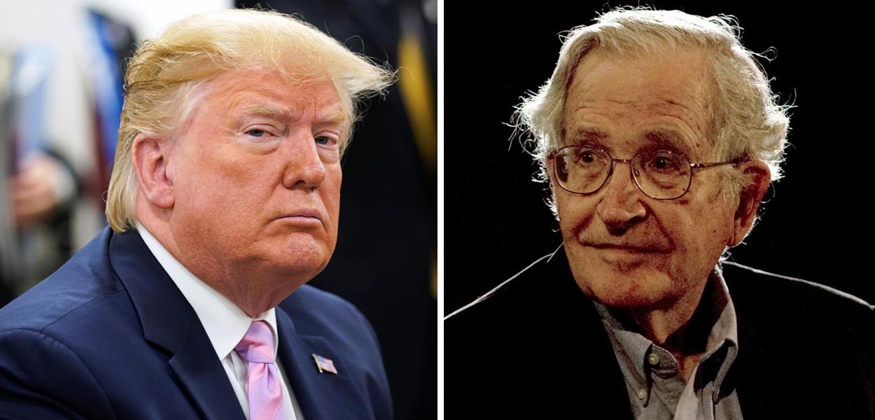 Donald Trump e Noam Chomsky