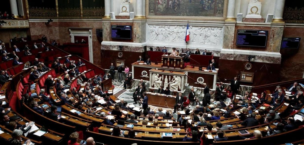 A Assembleia Nacional francesa em 3 de março de 2020