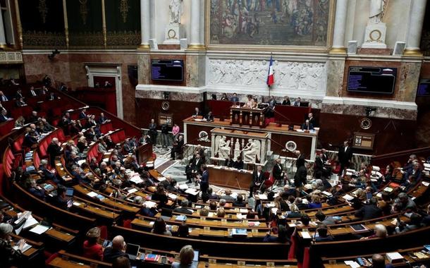 A Assembleia Nacional francesa em 3 de março de 2020