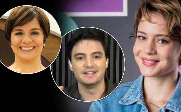 Vera Magalhães, Felipe Neto e Leandra Leal