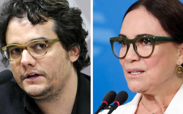 Wagner Moura e Regina Duarte
