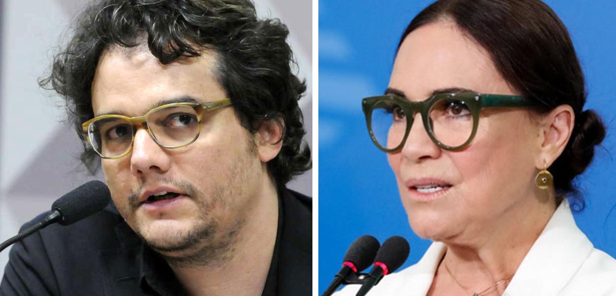 Wagner Moura e Regina Duarte