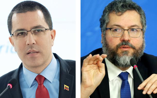 Jorge Arreaza e Ernesto Araújo