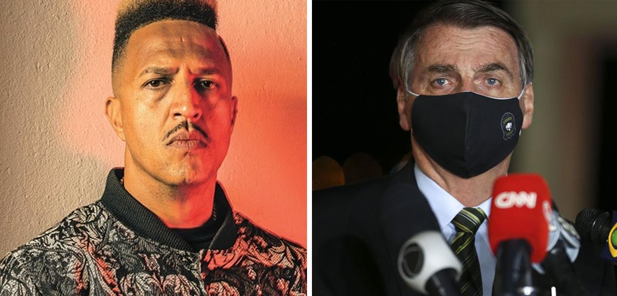 Mano Brown e Jair Bolsonaro