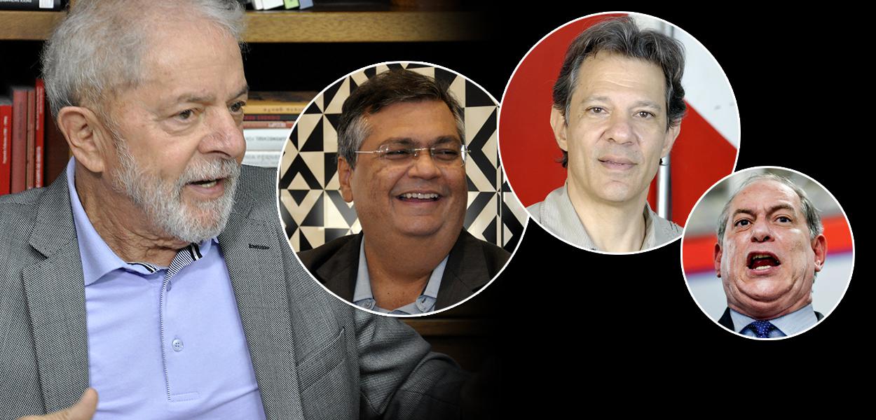 Lula, Dino, Haddad e Ciro