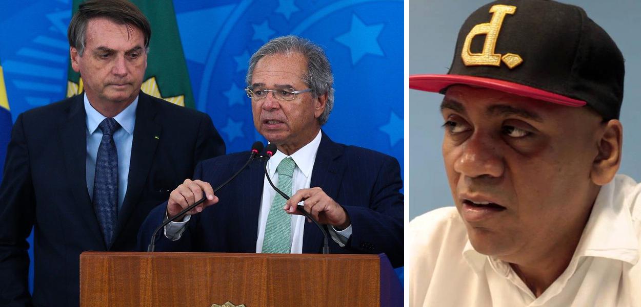Jair Bolsonaro, Paulo Guedes e Preto Zezé