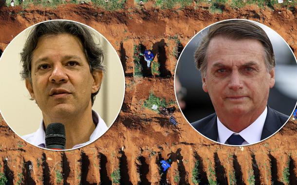 Fernando Haddad e Jair Bolsonaro