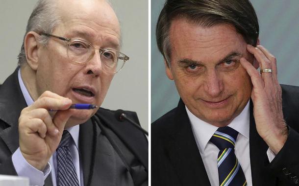 Celso de Mello e Jair Bolsonaro