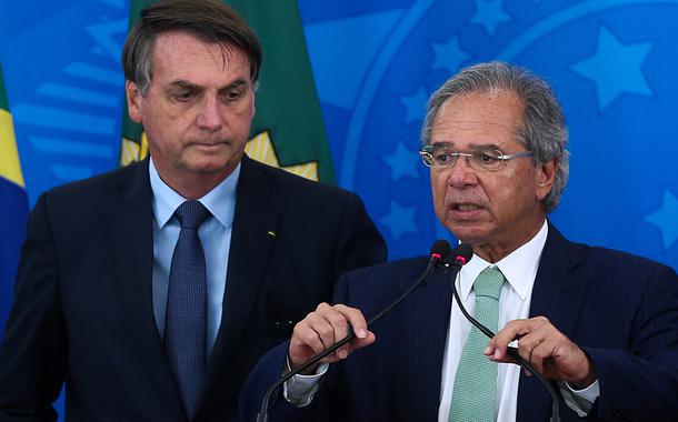 Jair Bolsonaro e Paulo Guedes