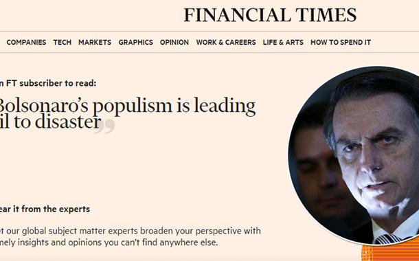 Financial Times e Jair Bolsonaro