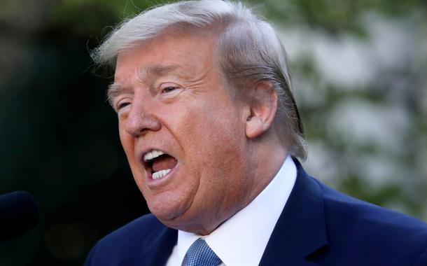 O presidente dos Estados Unidos, Donald Trump. 15/04/2020