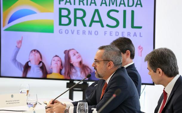 Abraham Weintraub na reunião ministerial de 22 de abril abril