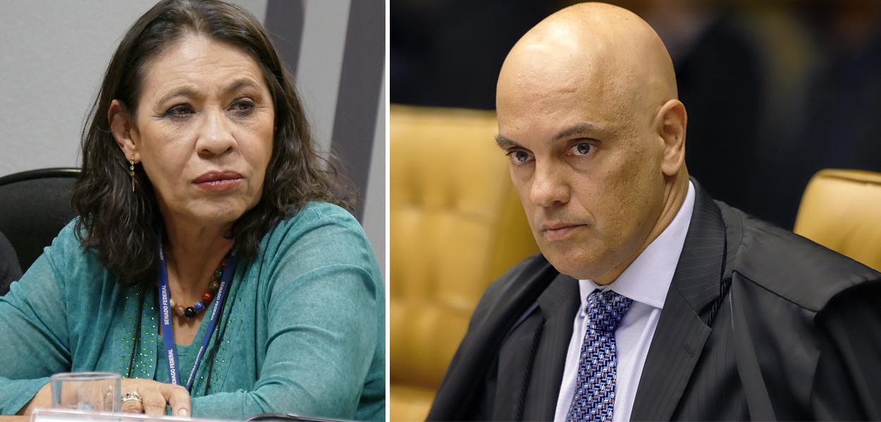 Tereza Cruvinel e Alexandre de Moraes