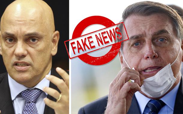 Alexandre de Moraes e Jair Bolsonaro