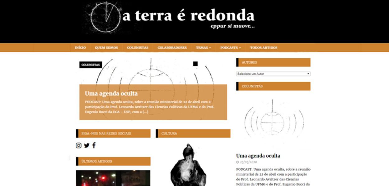 Site "A Terra é Redonda"