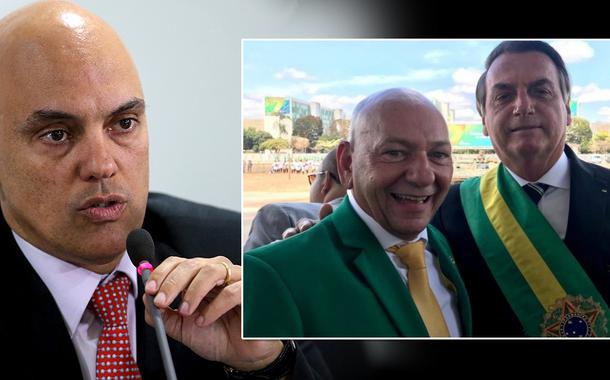 Dono da Havan, Luciano Hang, com Jair Bolsonaro