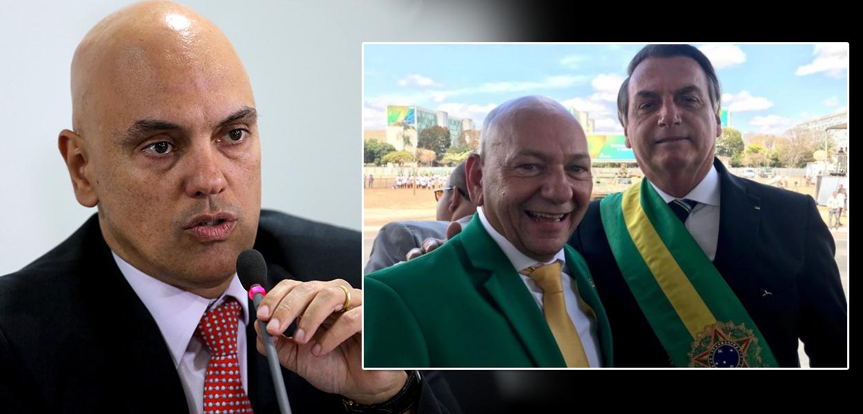 Dono da Havan, Luciano Hang, com Jair Bolsonaro