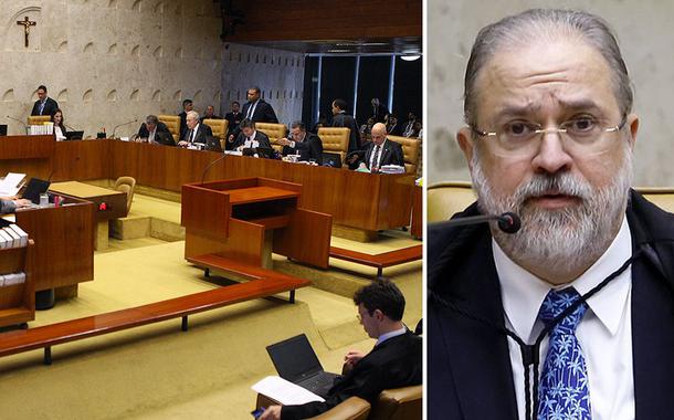 Ministros do STF e Augusto Aras