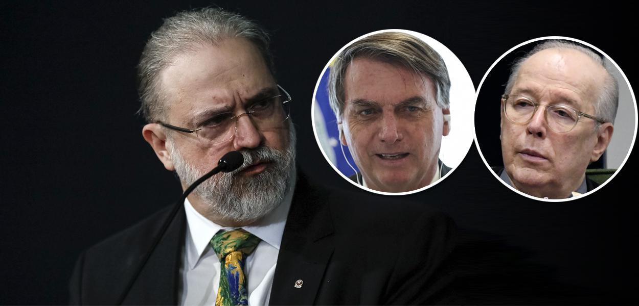 Augusto Aras, Jair Bolsonaro e Celso de Mello