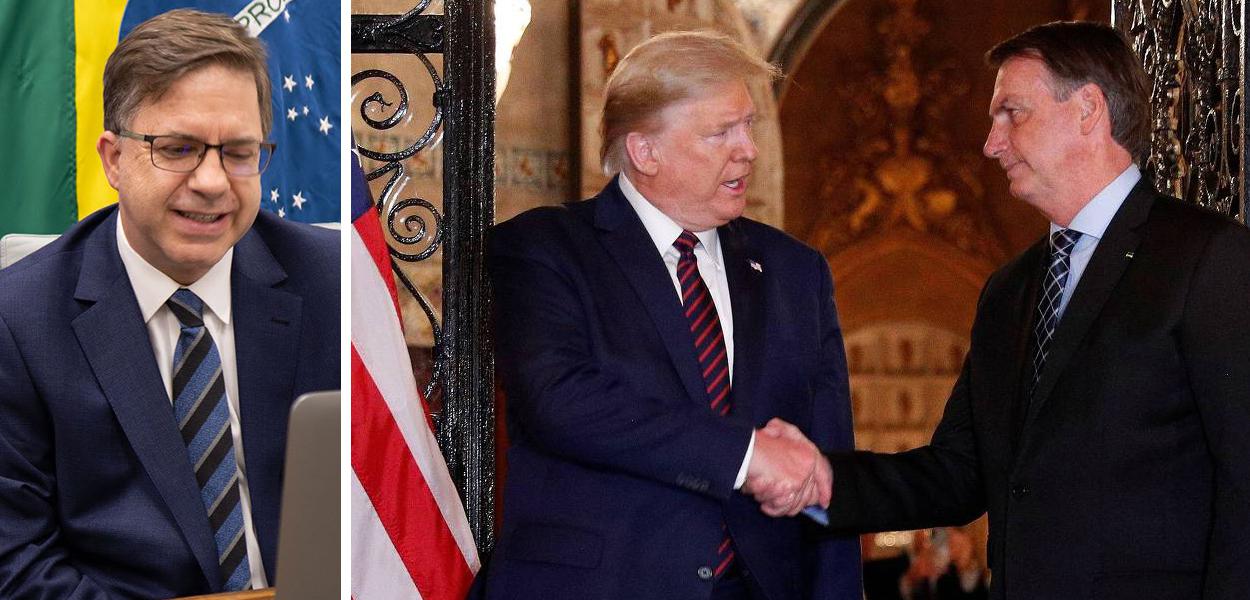Todd Chapman, Donald Trump e Jair Bolsonaro