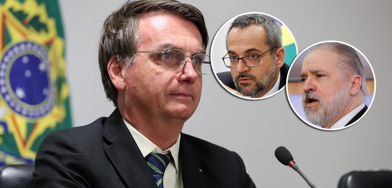 Jair Bolsonaro, Abraham Weintraub e Augusto Aras