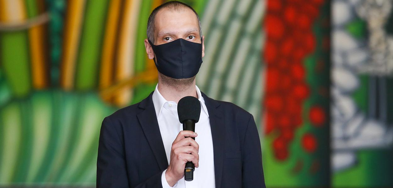 O Governador do Estado de São Paulo durante coletiva de imprensa sobre coronavírus. Dia:29/05/2020