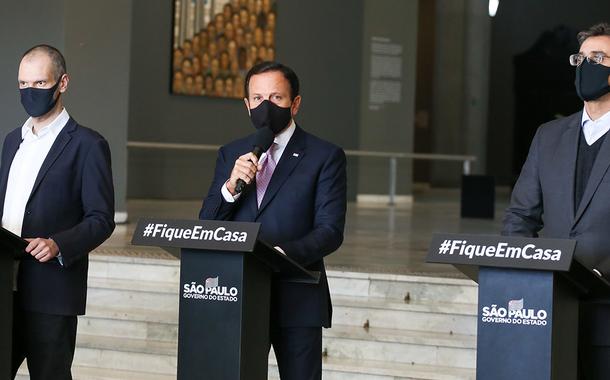 O Governador do Estado de São Paulo durante coletiva de imprensa sobre coronavírus. Dia:29/05/2020