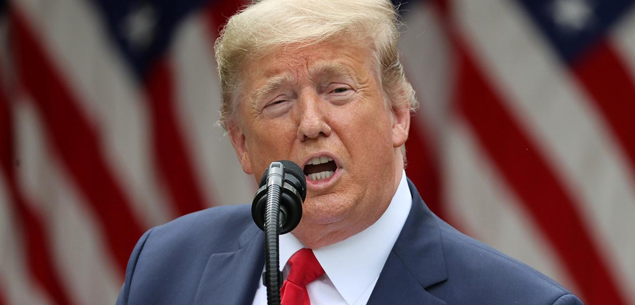 Presidente dos EUA, Donald Trump 29/05/2020