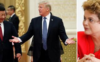 Xi Jinping, Donald Trump e Dilma Rousseff