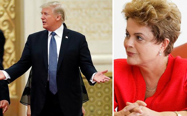 Xi Jinping, Donald Trump e Dilma Rousseff