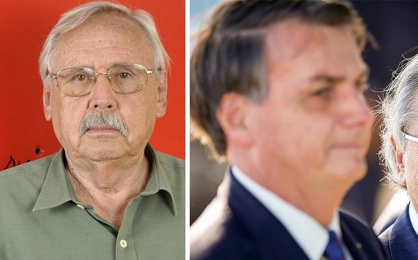 Economista Ladislau Dowbor, Bolsonaro e Paulo Guedes