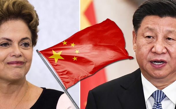 Dilma Rousseff e o chinês Xi Jinping