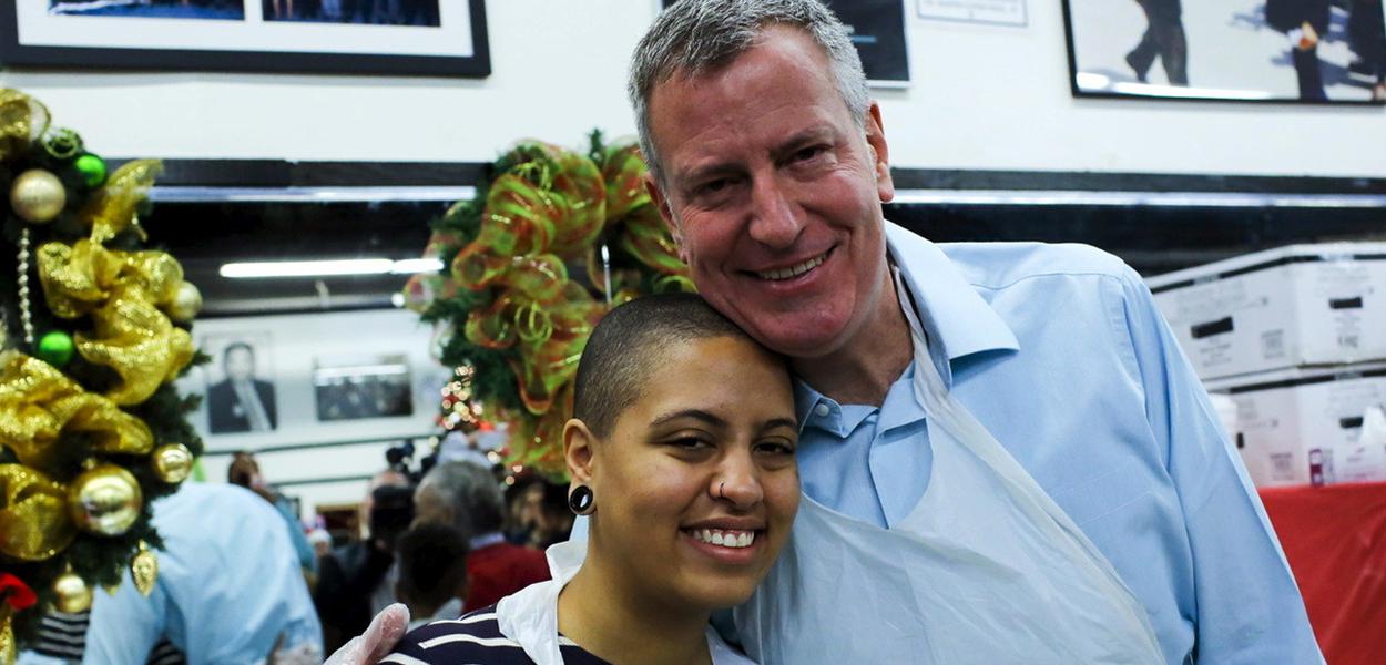 Chiara e Bill de Blasio