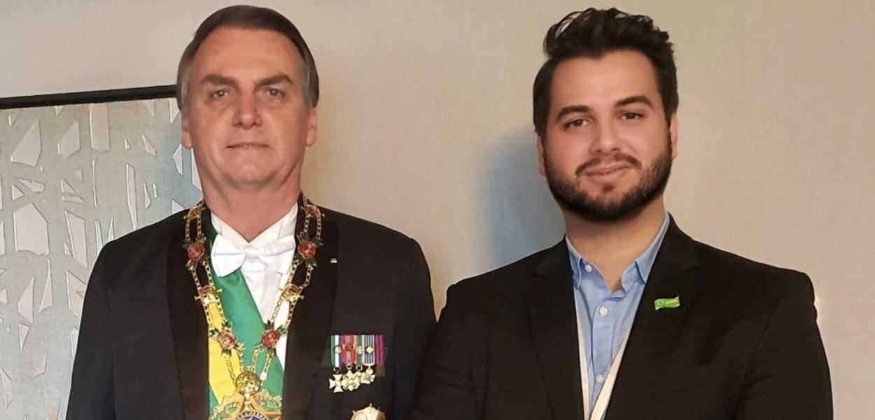 Jair Bolsonaro e Filipe Martins