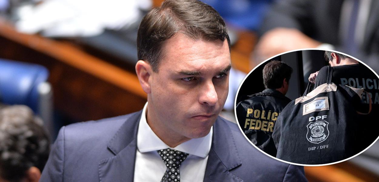 Flávio Bolsonaro e Polícia Federal