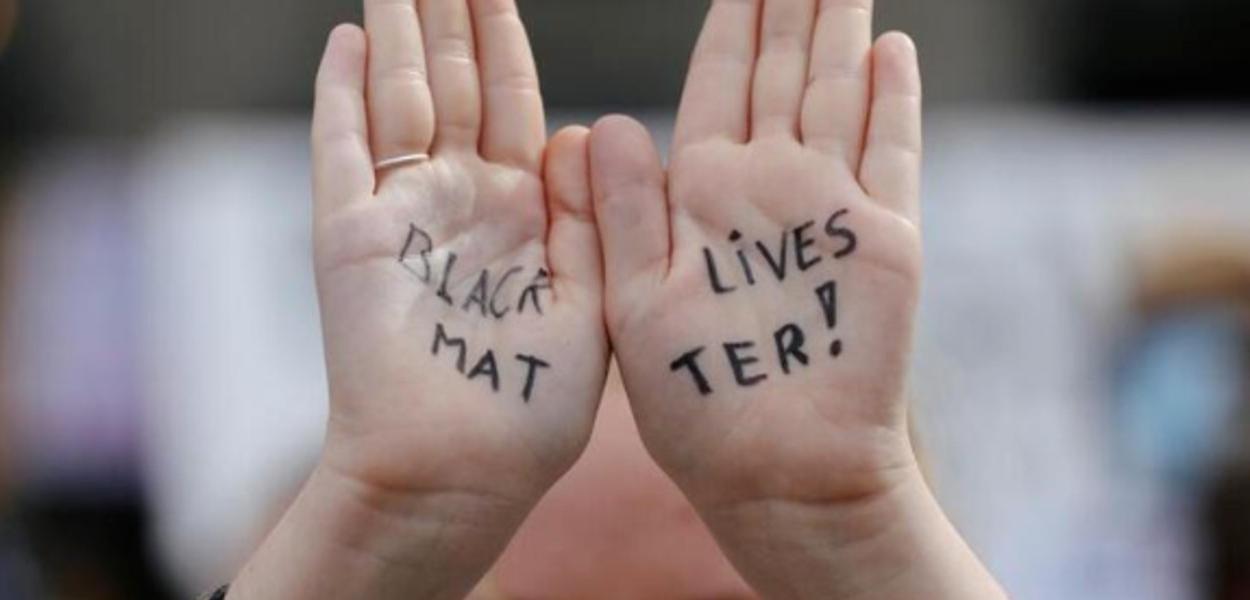 Manifestante nos EUA