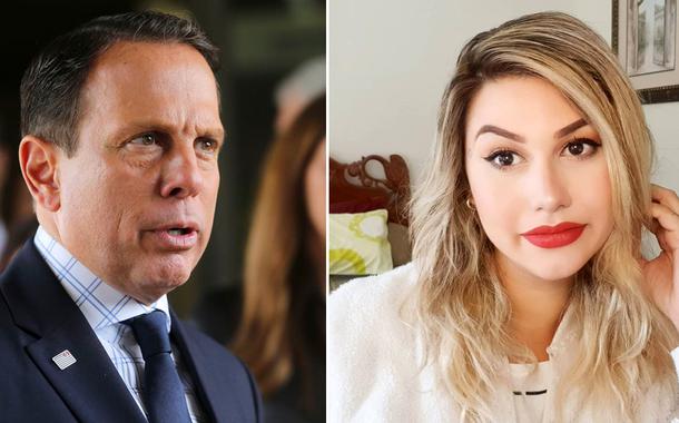 João Doria e Sara Winter